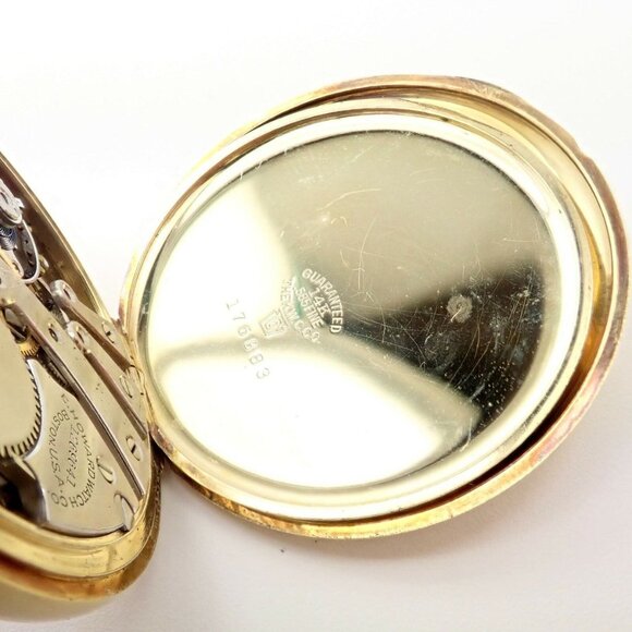 Vintage Howard 14k Yellow Gold 46mm 17j Pocket Watch c. 1920's - Picture 7 of 8